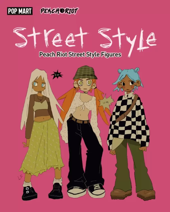 Figurky z pouličního stylu Peach Riot
