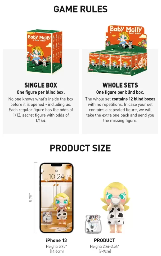 Figurky ze série Baby Molly a Baby Tabby Figurky ze série Baby Molly a Baby Tabby