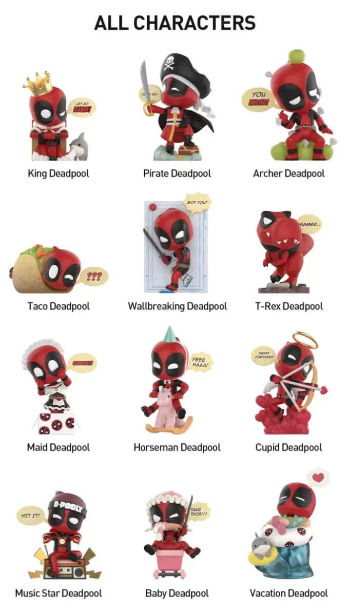 Figurky ze série Marvel Deadpool Figurky ze série Marvel Deadpool