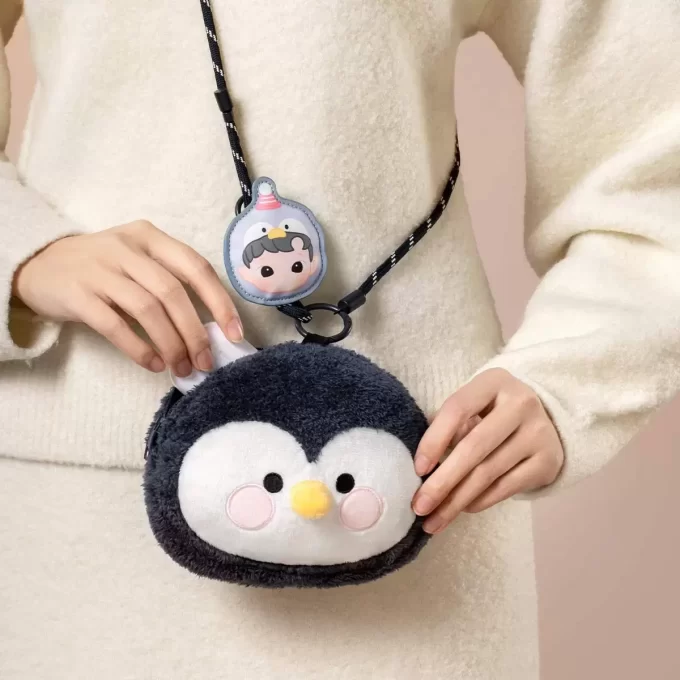 HACIPUPU Snuggle With You Series – Plyšová taška s roletou HACIPUPU Snuggle With You Series – Plyšová taška s roletou