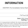 HACIPUPU Souhvězdí série – vinylová plyšová roleta