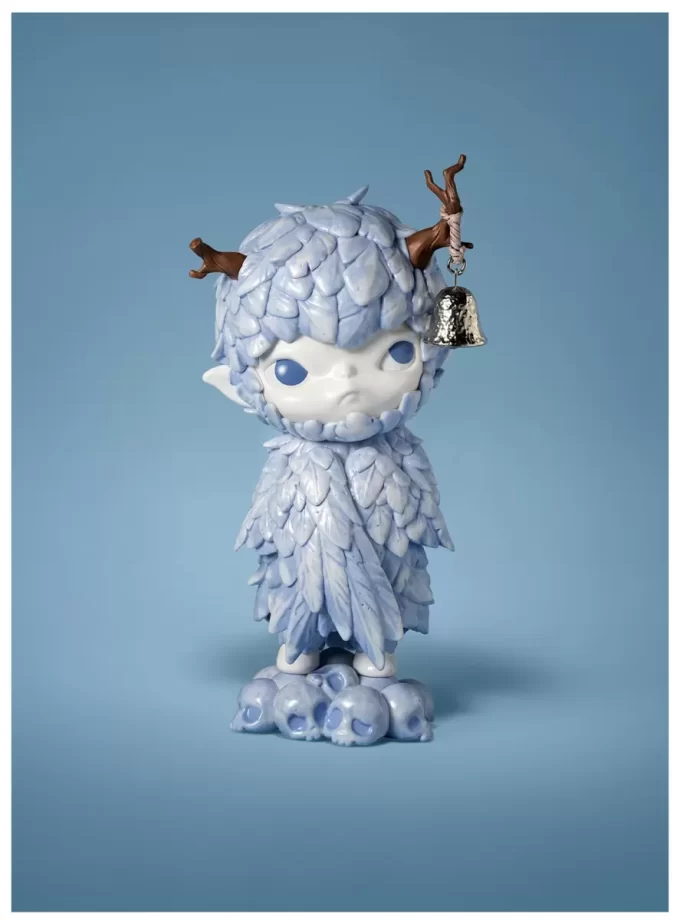 Keramická figurka peří Hirono