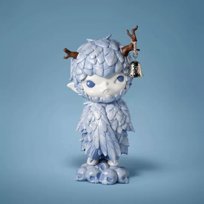 Keramická figurka peří Hirono