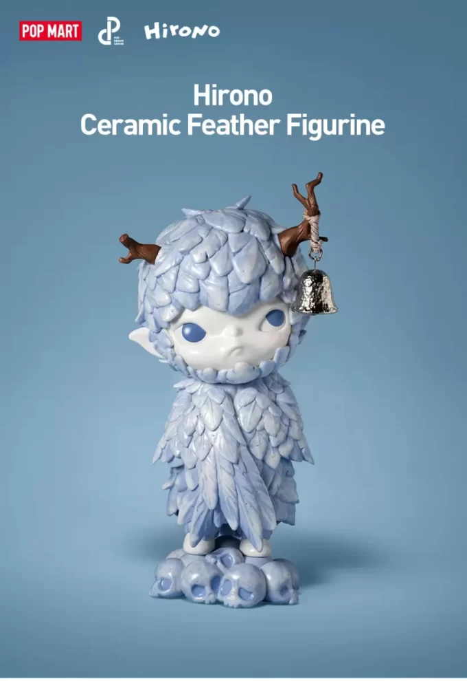 Keramická figurka peří Hirono