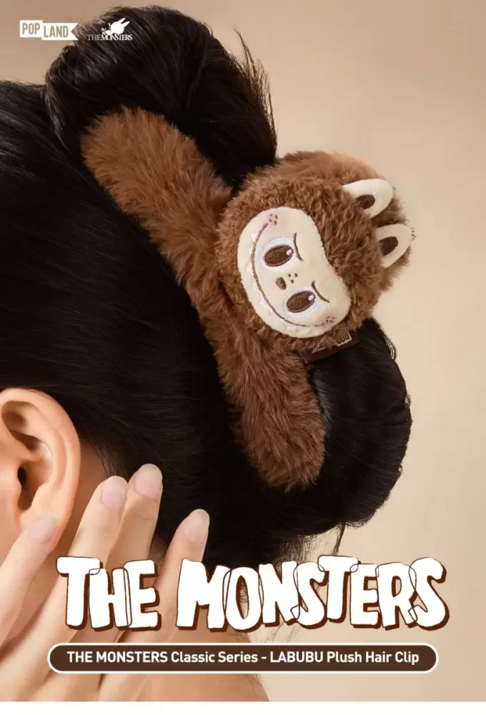 Klasická série THE MONSTERS – plyšová sponka do vlasů LABUBU