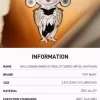 Klíčenka ze série Image Of Reality SKULL PANDA – kovová