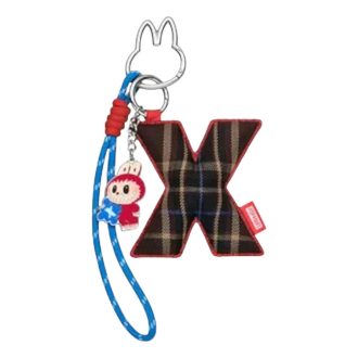 Labubu pin pro přívěsek s milostným dopisem „X“