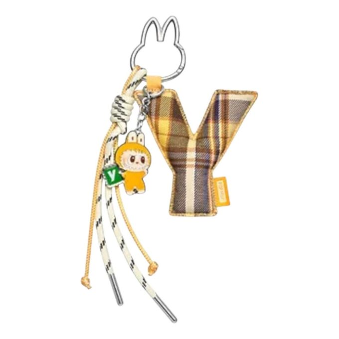 Labubu pin pro přívěsek s písmenem lásky „Y“