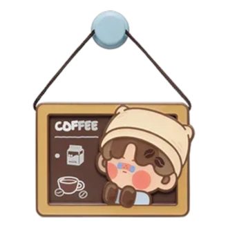 Magnet na ledničku Pop Bean Coffee Factory „Milovník mléčné kávy Pino Jelly“