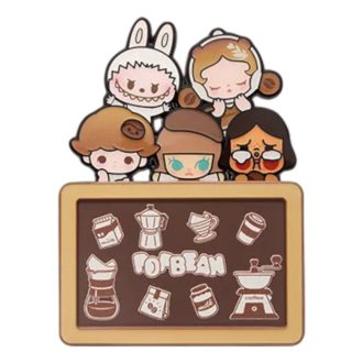 Magnet na ledničku Pop Bean Coffee Factory „Rodinná kombinace kávy“ Tajná edice