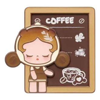 Magnet na ledničku Pop Bean Coffee Factory „Skullpanda Coffee Moment“