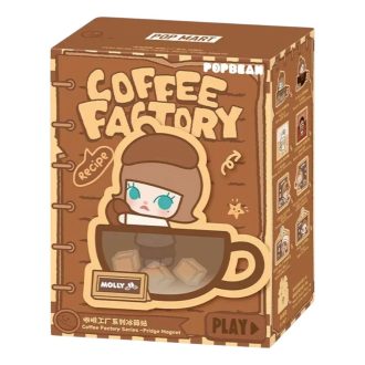 Magnet na ledničku Pop Bean Coffee Factory v uzavřeném pouzdře (1 zaslepovací krabička)