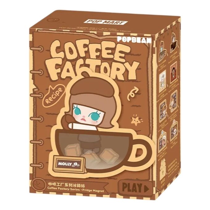 Magnet na ledničku Pop Bean Coffee Factory v uzavřeném pouzdře (1 zaslepovací krabička)