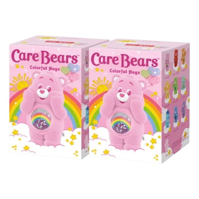 Medvídci Care Bears Barevné objetí Figures Zapečetěné pouzdro (2 zaslepené krabičky)