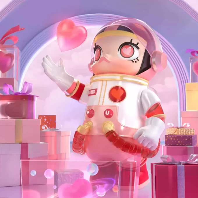 MEGA kolekce 1000% SPACE MOLLY Heartbeat MEGA kolekce 1000% SPACE MOLLY Heartbeat