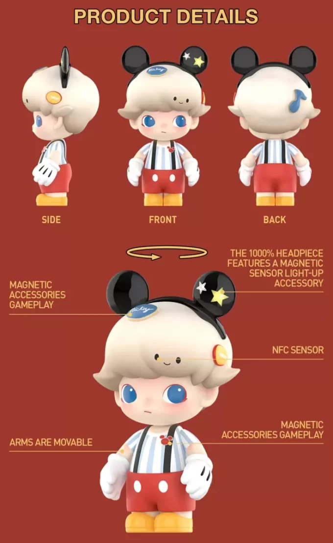 MEGA PROSTĚ DIMOO 1000% Mickey Mouse MEGA PROSTĚ DIMOO 1000% Mickey Mouse
