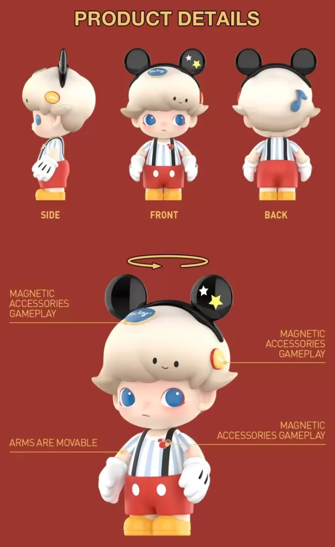 MEGA PROSTĚ DIMOO 400% Mickey Mouse