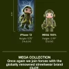 MEGA SPACE MOLLY 100% CLOT – Olivová Alienegra