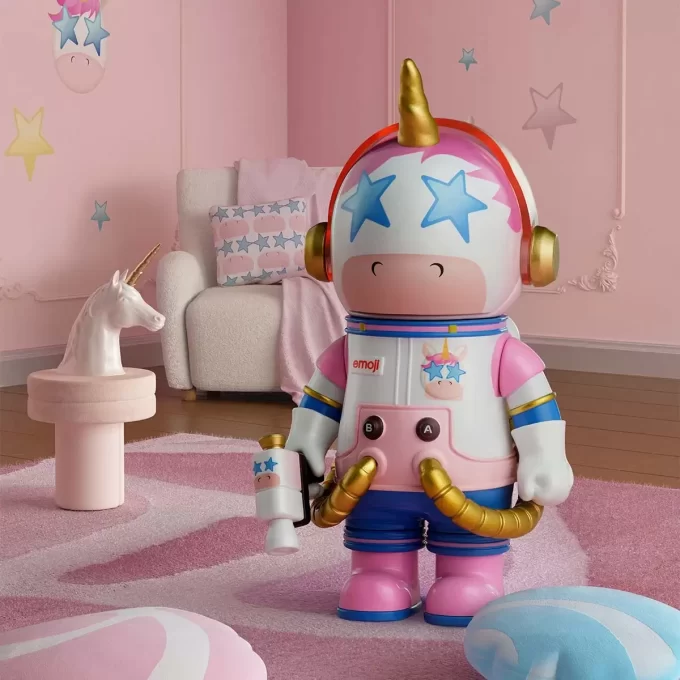 MEGA SPACE MOLLY 100% × Emoji™ série