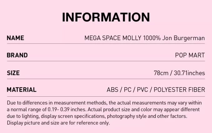 MEGA SPACE MOLLY 1000% Jon Burgerman MEGA SPACE MOLLY 1000% Jon Burgerman