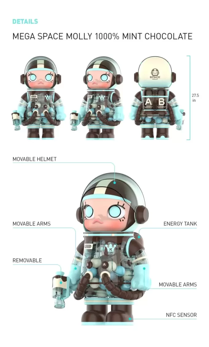 MEGA SPACE MOLLY 1000% mátová čokoláda MEGA SPACE MOLLY 1000% mátová čokoláda