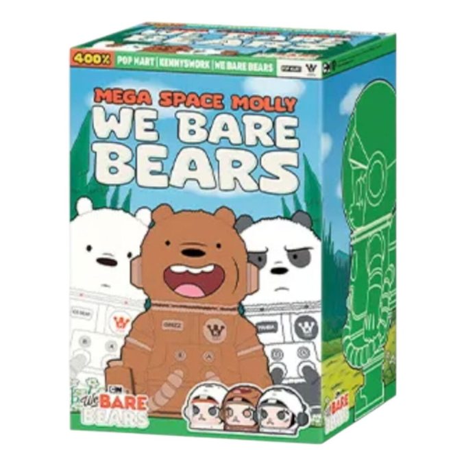 Mega Space Molly 400% We Bare Bears – zapečetěné pouzdro (1 zaslepená krabička)