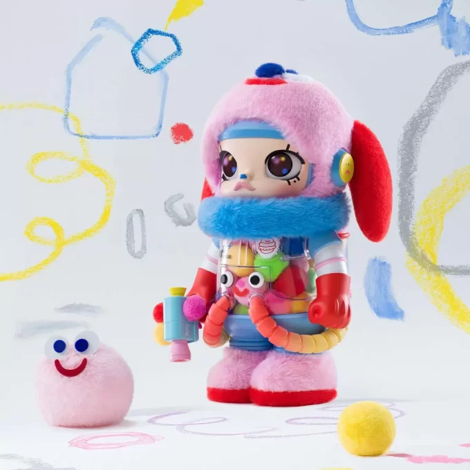 MEGA VESMÍRNÁ MOLLY 400 % Jon Burgerman MEGA VESMÍRNÁ MOLLY 400 % Jon Burgerman