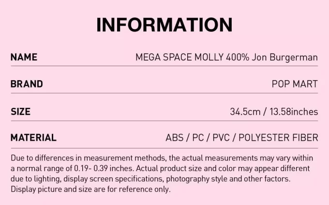 MEGA VESMÍRNÁ MOLLY 400 % Jon Burgerman MEGA VESMÍRNÁ MOLLY 400 % Jon Burgerman