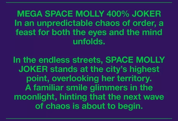 MEGA VESMÍRNÁ MOLLY 400% ŽOLÍK MEGA VESMÍRNÁ MOLLY 400% ŽOLÍK