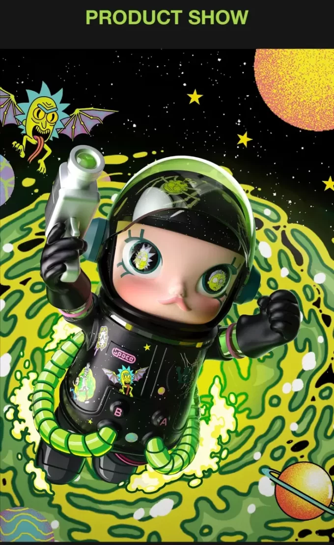 MEGA VESMÍRNÁ MOLLY 400% Rick a Morty MEGA VESMÍRNÁ MOLLY 400% Rick a Morty