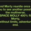 MEGA VESMÍRNÁ MOLLY 400% Rick a Morty MEGA VESMÍRNÁ MOLLY 400% Rick a Morty