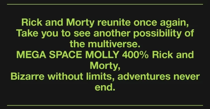 MEGA VESMÍRNÁ MOLLY 400% Rick a Morty MEGA VESMÍRNÁ MOLLY 400% Rick a Morty