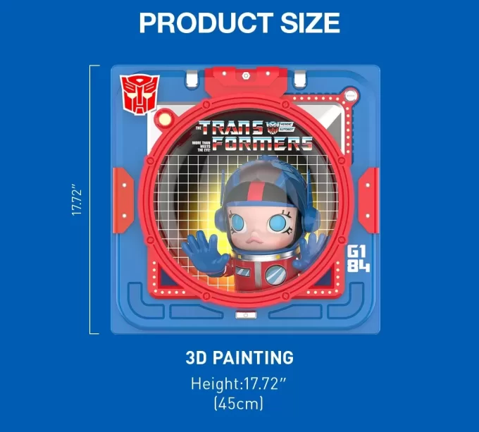 MEGAPOSLOVÁ MOLLY Optimus Prime 《VE VESMÍRU》3D malba