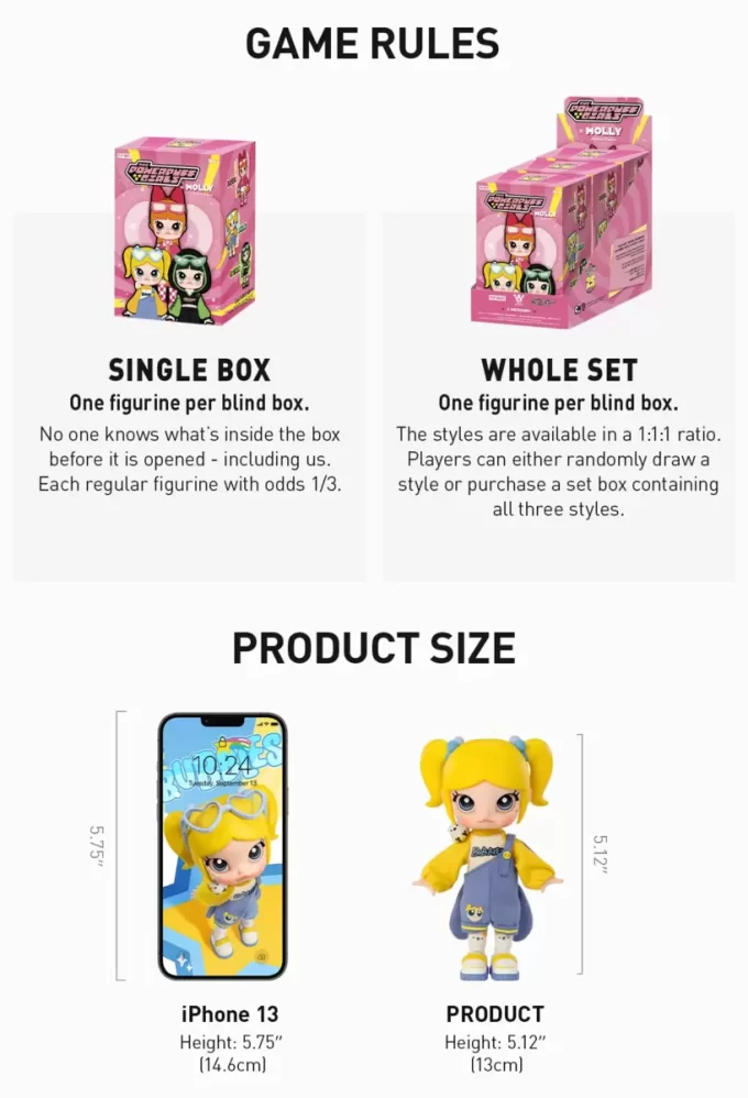 MOLLY × Akční figurka ze série Powerpuff Girls