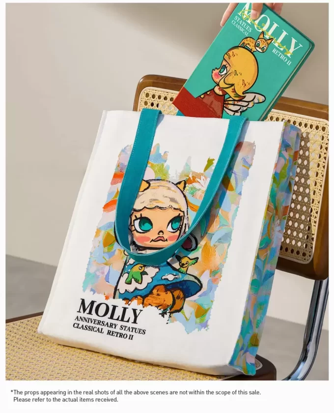 MOLLY Anniversary Figures Classical Retro 2 Series – plátěná taška