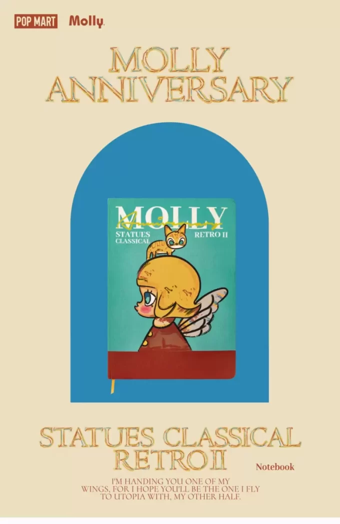 MOLLY Anniversary Figures Classical Retro 2 Series – Zápisník