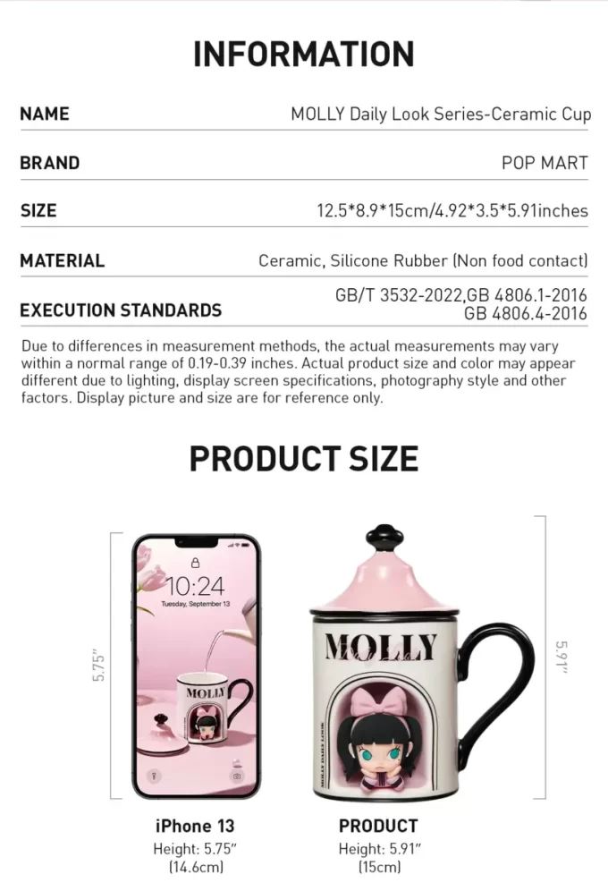 MOLLY Daily Look Series – Keramický kalíšek