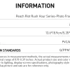 Peach Riot Rush Hour Series – fotorámeček (6 palců)