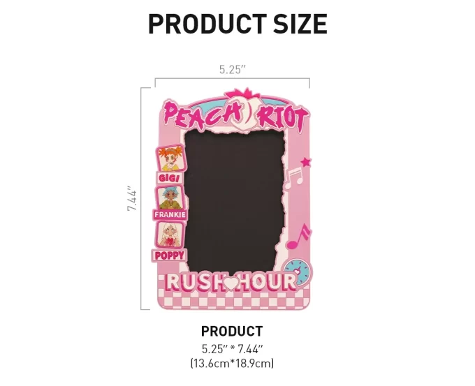 Peach Riot Rush Hour Series – fotorámeček (6 palců)