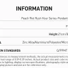Peach Riot Rush Hour Series – Závěsná roleta