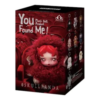 Plyšová panenka Skullpanda You Found Me s přívěskem v zapečetěném pouzdře (1 zaslepená krabička)