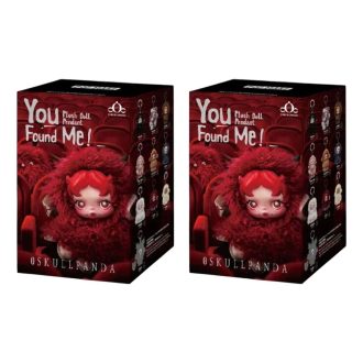 Plyšová panenka Skullpanda You Found Me s přívěskem v zapečetěném pouzdře (2 zaslepené krabičky)