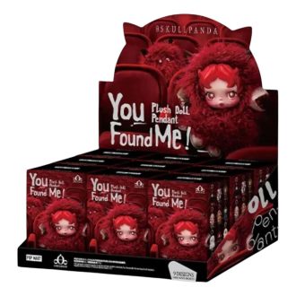 Plyšová panenka Skullpanda You Found Me v zapečetěném pouzdře (9 zaslepených krabiček)