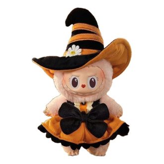 Plyšový přívěsek Labubu Magic of Pumpkin Mokoko z vinylu (exkluzivně pro Pop Land)