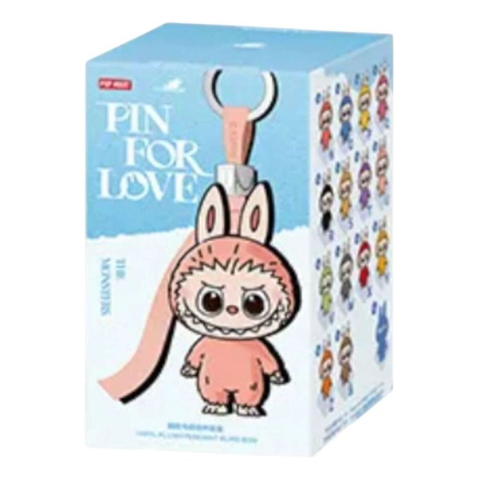 Plyšový přívěsek Labubu Pin for Love (N-Z) (1 krabička na rolety)