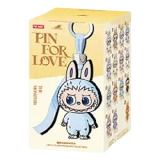 Plyšový přívěsek Labubu Pin for Love v zapečetěném pouzdře (A-M) (1 zaslepená krabička)
