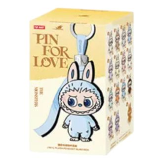 Plyšový přívěsek Labubu Pin for Love v zapečetěném pouzdře (A-M) (1 zaslepená krabička)