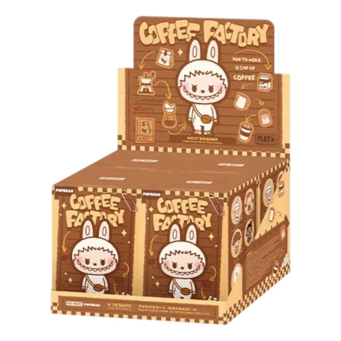 Plyšový přívěsek Pop Bean Coffee Factory v uzavřeném pouzdře (4 zaslepené krabičky)