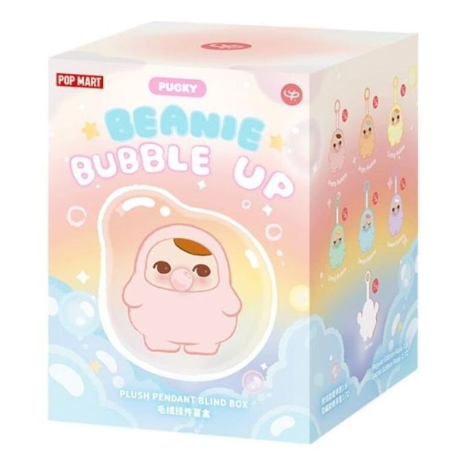Plyšový přívěsek Pucky Beanie Bubble Up v uzavřených pouzdrech (1 zaslepená krabička)