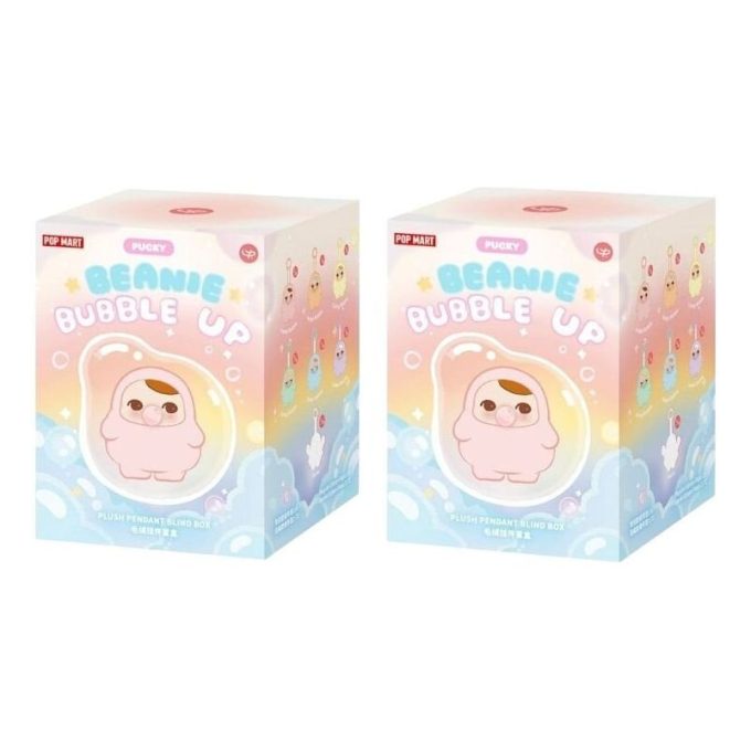 Plyšový přívěsek Pucky Beanie Bubble Up v uzavřených pouzdrech (2 zaslepené krabičky)